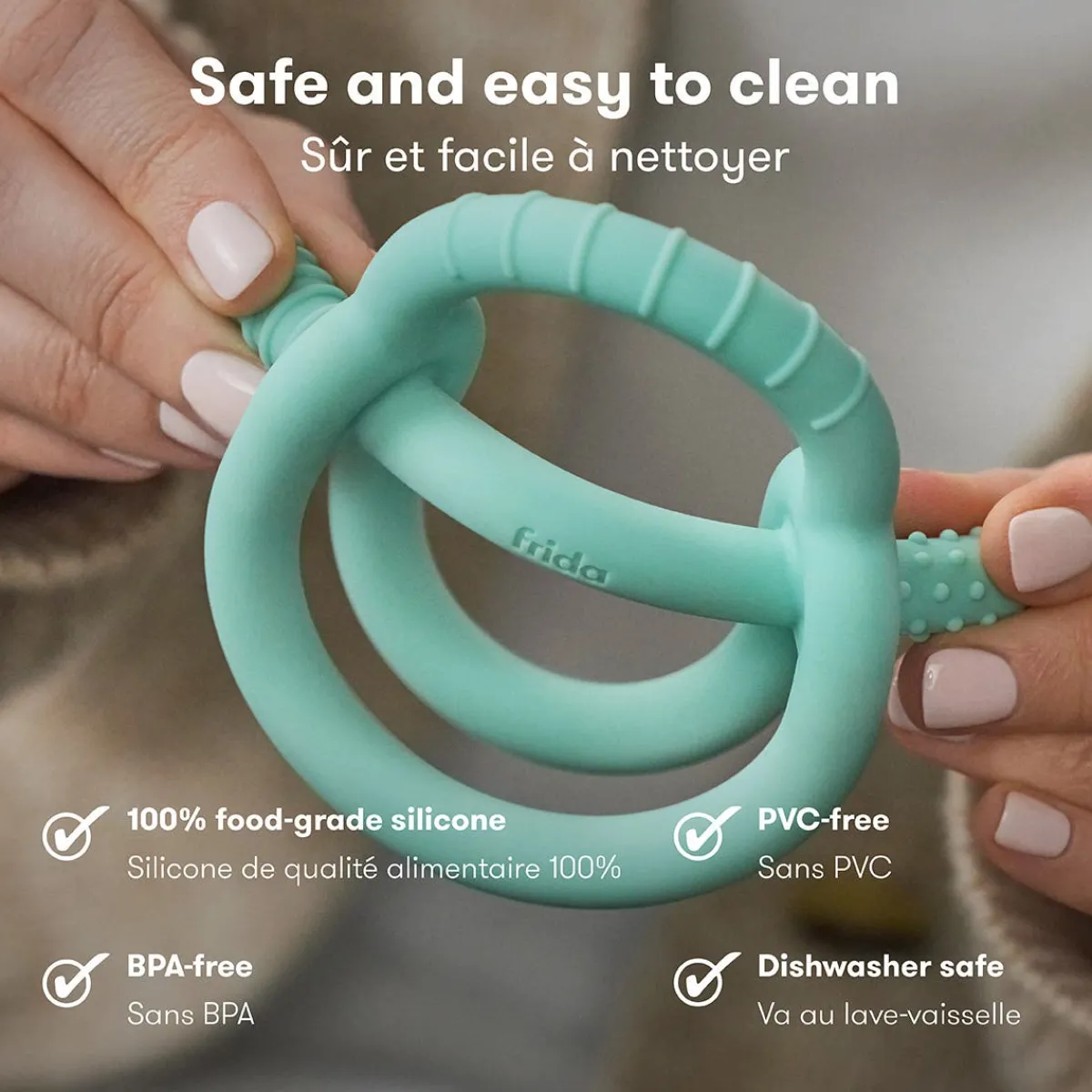Teethers|Pacifiers + Clips-Fridababy Get-A-Grip Teether