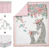 Crib Bedding Sets-Lambs & Ivy Giraffe & a Half 4 Piece Crib Set