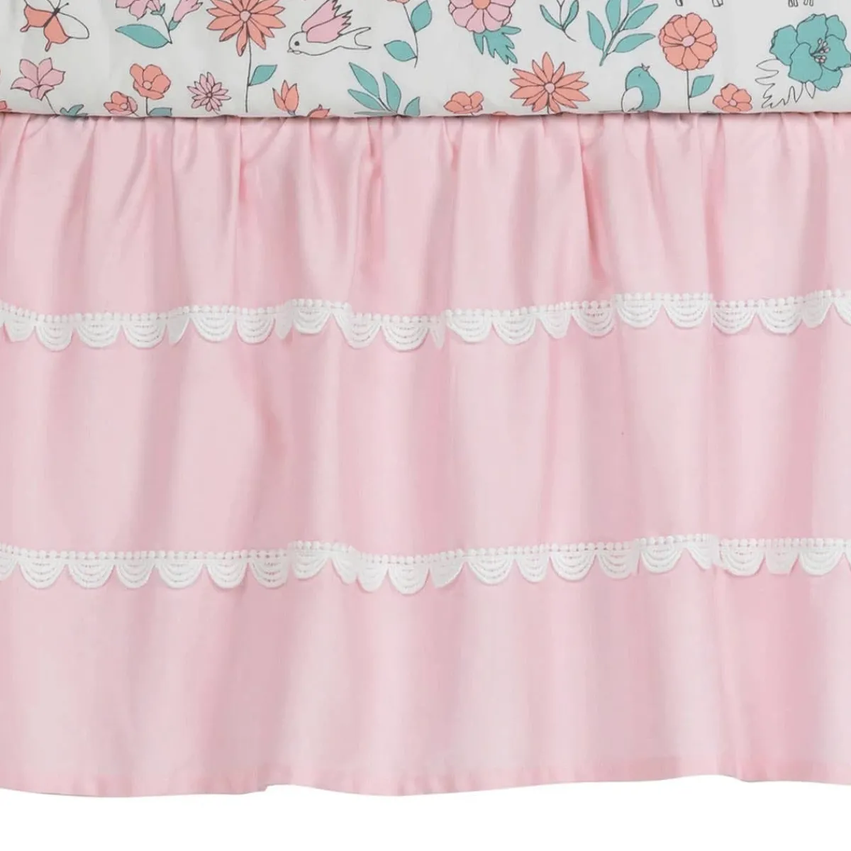 Crib Bedding Sets-Lambs & Ivy Giraffe & a Half 4 Piece Crib Set