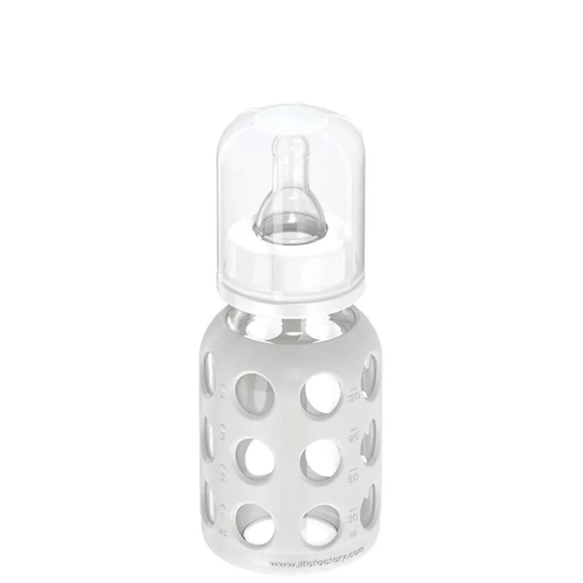 Sippy Cups + Straw Cups|Glass Baby Bottles-Lifefactory Glass Baby Bottle (4 oz)