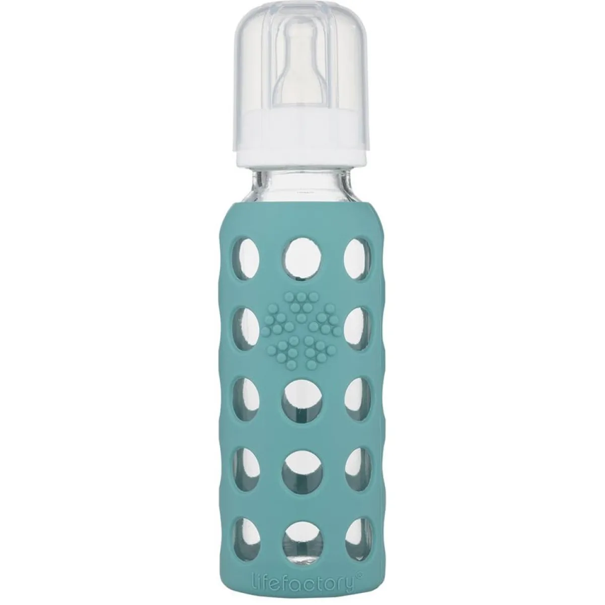 Sippy Cups + Straw Cups|Glass Baby Bottles-Lifefactory Glass Baby Bottle (9 oz)