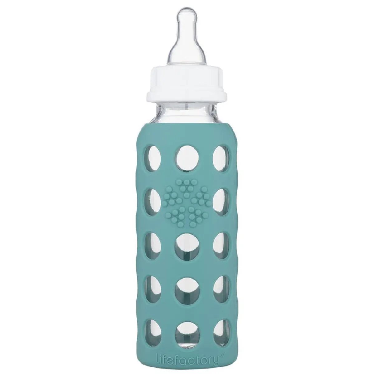 Sippy Cups + Straw Cups|Glass Baby Bottles-Lifefactory Glass Baby Bottle (9 oz)