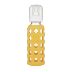 Sippy Cups + Straw Cups|Glass Baby Bottles-Lifefactory Glass Baby Bottle (9 oz)