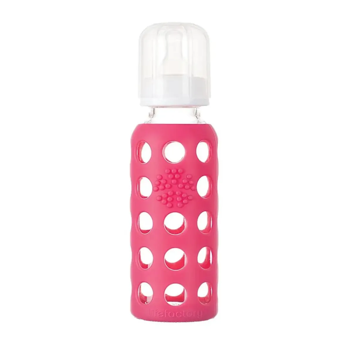 Sippy Cups + Straw Cups|Glass Baby Bottles-Lifefactory Glass Baby Bottle (9 oz)