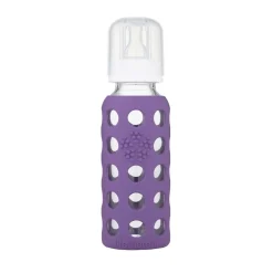 Sippy Cups + Straw Cups|Glass Baby Bottles-Lifefactory Glass Baby Bottle (9 oz)