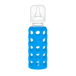 Sippy Cups + Straw Cups|Glass Baby Bottles-Lifefactory Glass Baby Bottle (9 oz)