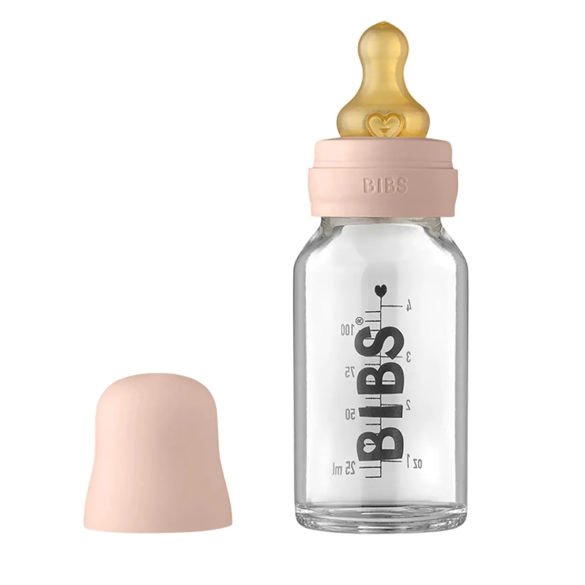 Glass Baby Bottles|Baby Bottles-Bibs Glass Bottle Complete Set (110 mL)