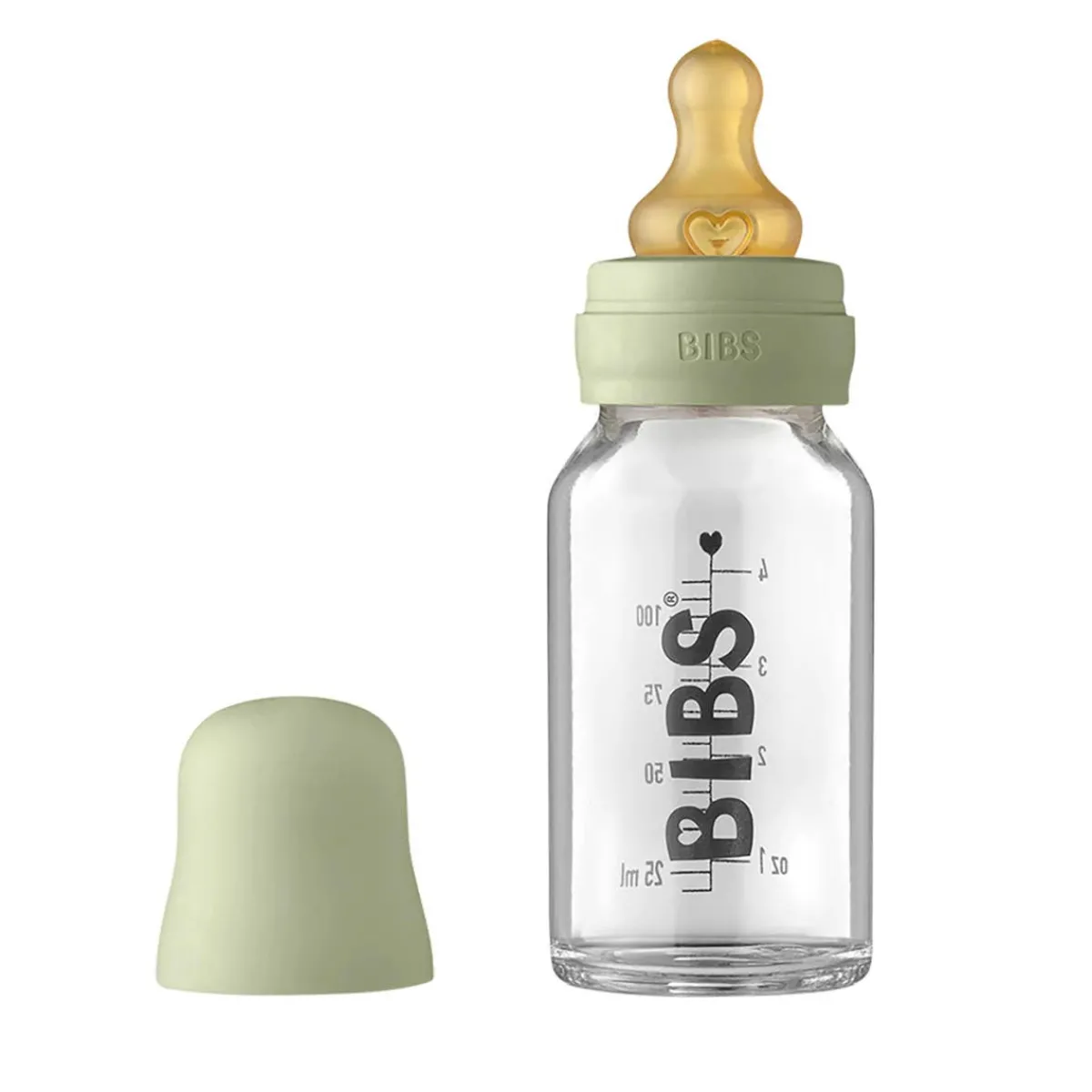 Glass Baby Bottles|Baby Bottles-Bibs Glass Bottle Complete Set (110 mL)