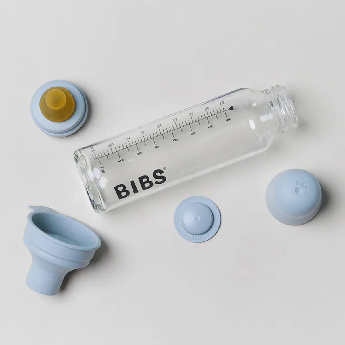 Glass Baby Bottles|Baby Bottles-Bibs Glass Bottle Complete Set (225 mL)
