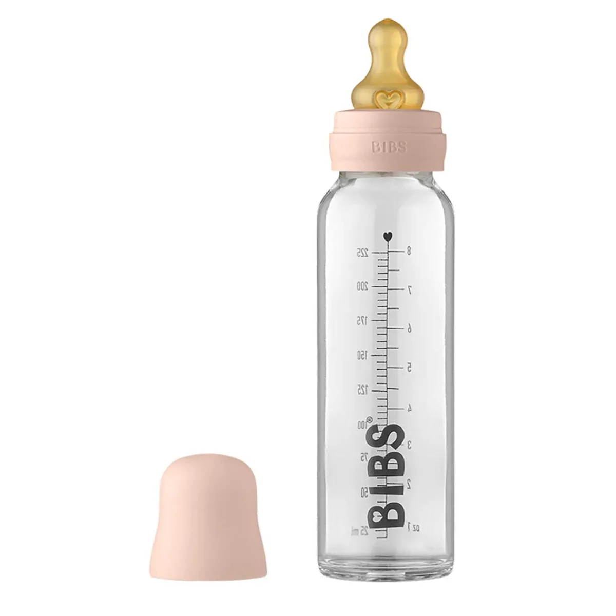 Glass Baby Bottles|Baby Bottles-Bibs Glass Bottle Complete Set (225 mL)