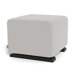 Ottomans-Monte Design Gliding Ottoman - Enviroleather w/ Espresso Base