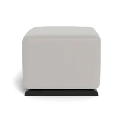Ottomans-Monte Design Gliding Ottoman - Enviroleather w/ Espresso Base