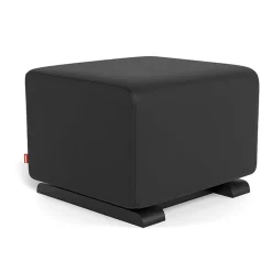 Ottomans-Monte Design Gliding Ottoman - Enviroleather w/ Espresso Base
