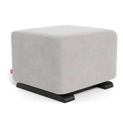 Ottomans-Monte Design Gliding Ottoman - European Fabric with Espresso Base
