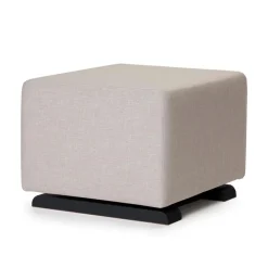 Ottomans-Monte Design Gliding Ottoman - Fabric with Espresso Base