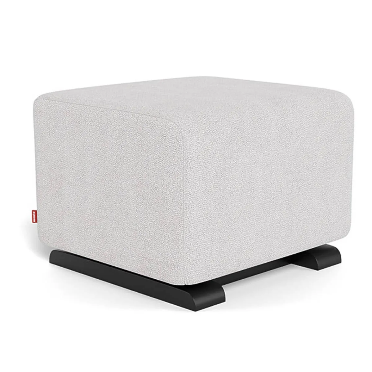 Ottomans-Monte Design Gliding Ottoman - Fabric with Espresso Base