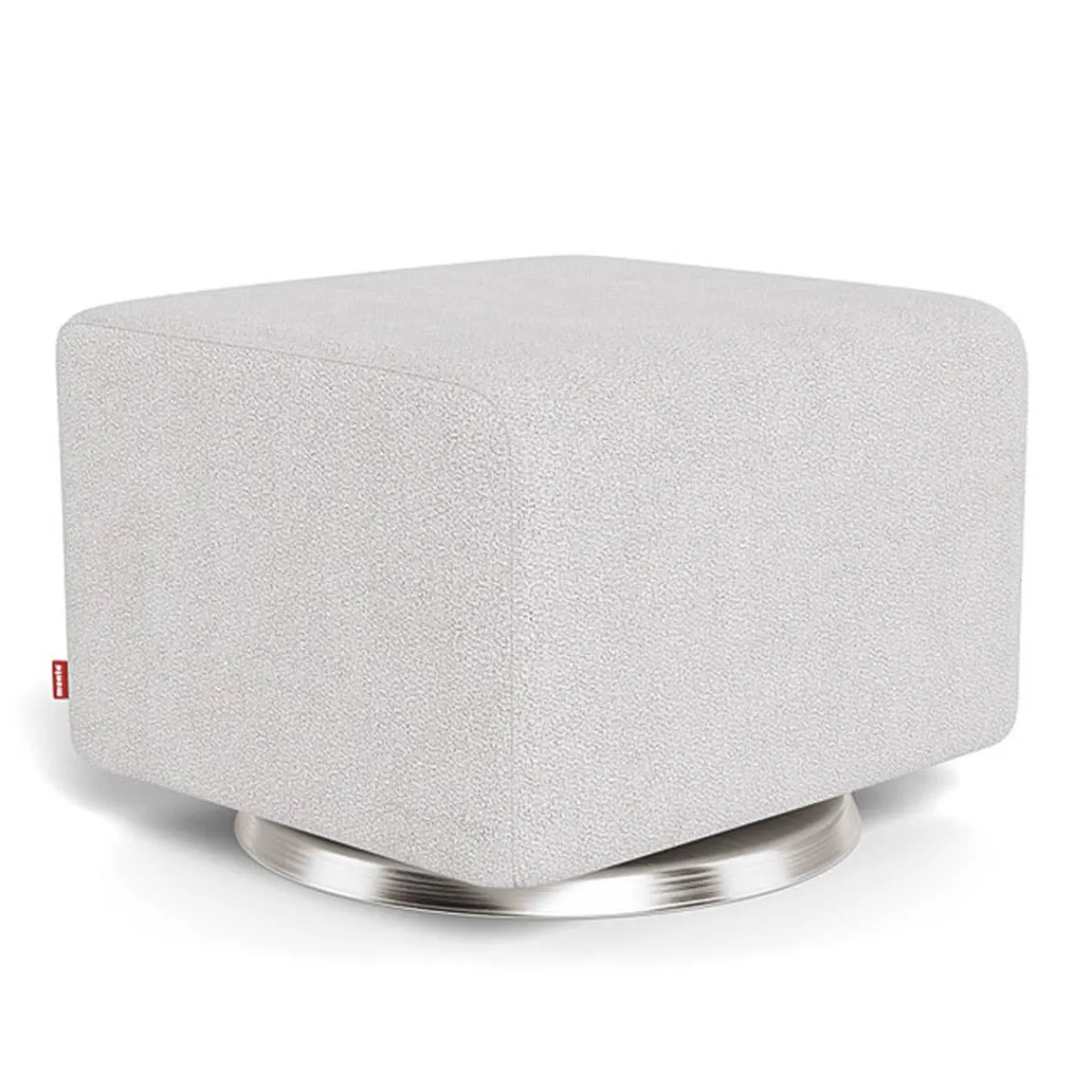 Ottomans-Monte Design Gliding Ottoman - Fabric with Swivel Base