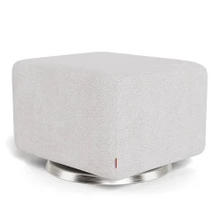 Ottomans-Monte Design Gliding Ottoman - Fabric with Swivel Base