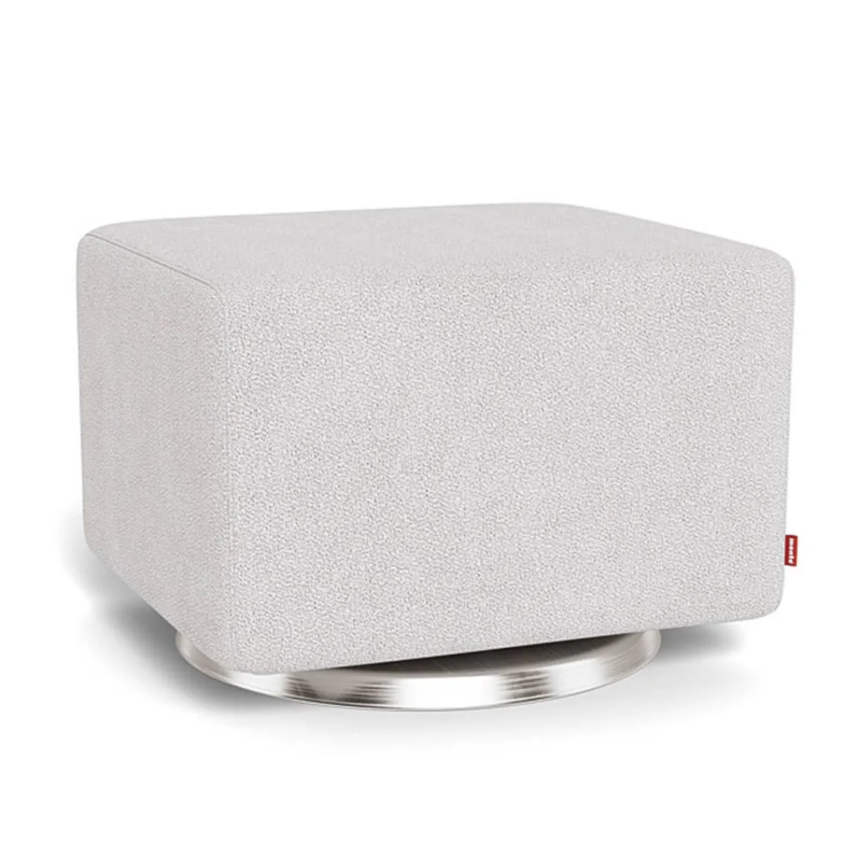 Ottomans-Monte Design Gliding Ottoman - Fabric with Swivel Base