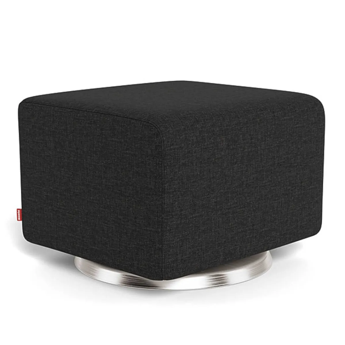 Ottomans-Monte Design Gliding Ottoman - Fabric with Swivel Base