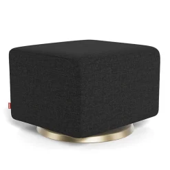 Ottomans-Monte Design Gliding Ottoman - Fabric with Swivel Base
