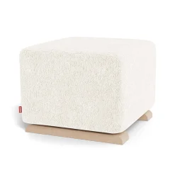 Ottomans-Monte Design Gliding Ottoman - Faux Sheepskin