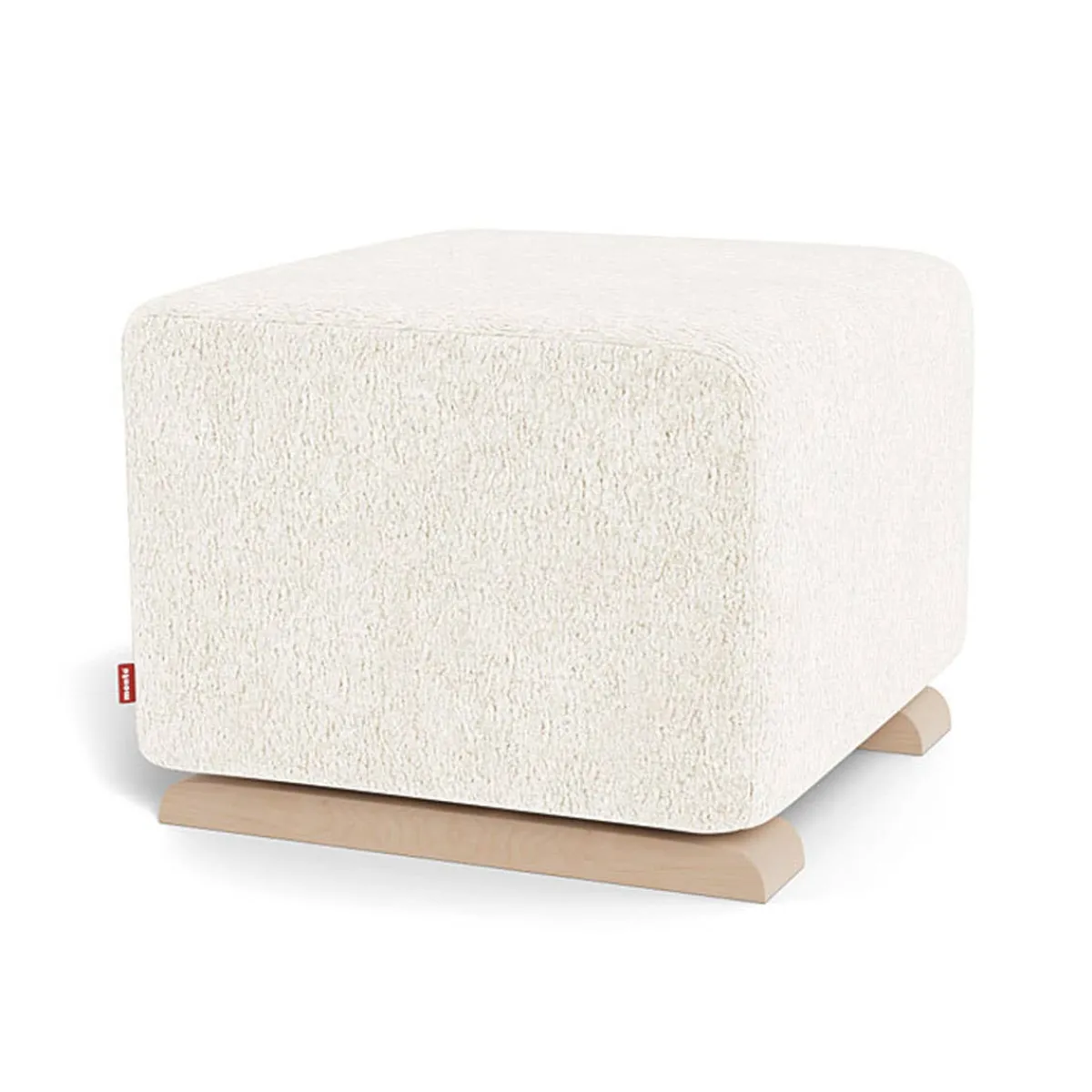 Ottomans-Monte Design Gliding Ottoman - Faux Sheepskin