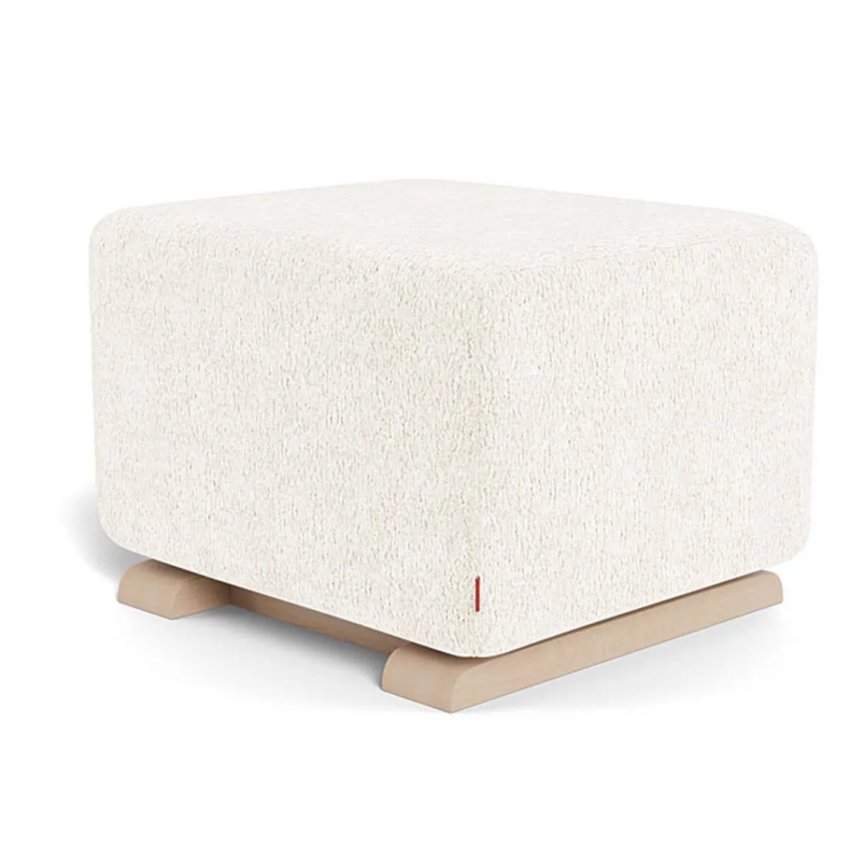 Ottomans-Monte Design Gliding Ottoman - Faux Sheepskin