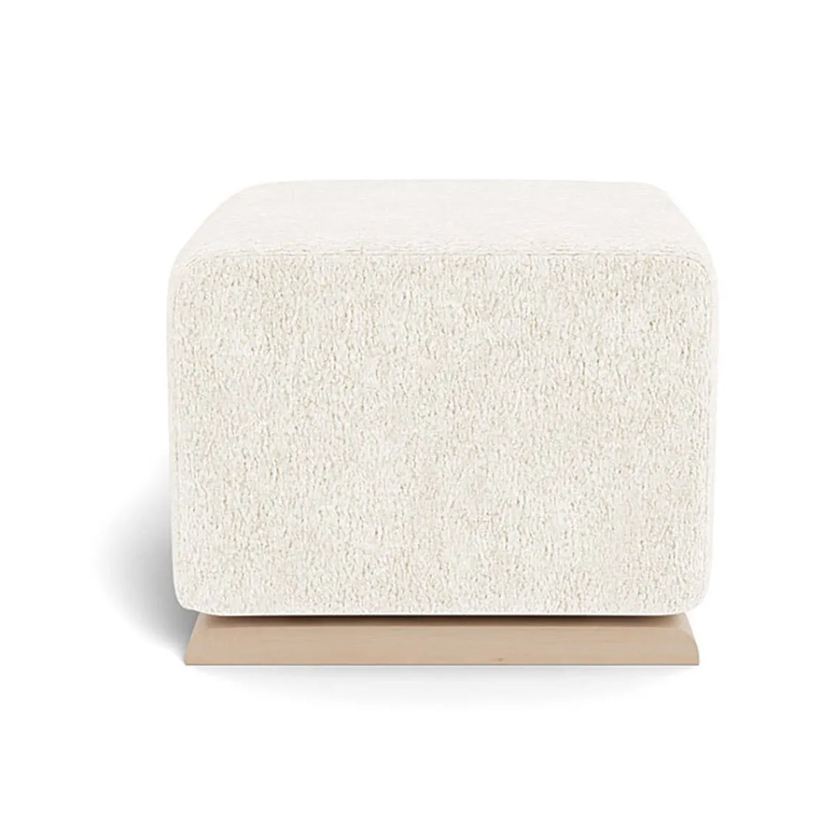Ottomans-Monte Design Gliding Ottoman - Faux Sheepskin