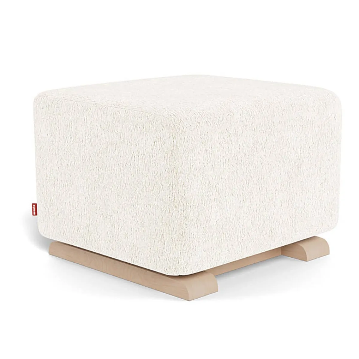 Ottomans-Monte Design Gliding Ottoman - Faux Sheepskin