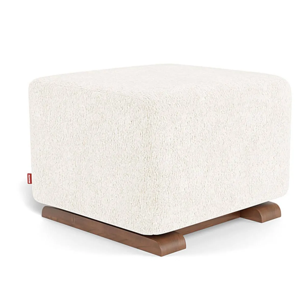 Ottomans-Monte Design Gliding Ottoman - Faux Sheepskin