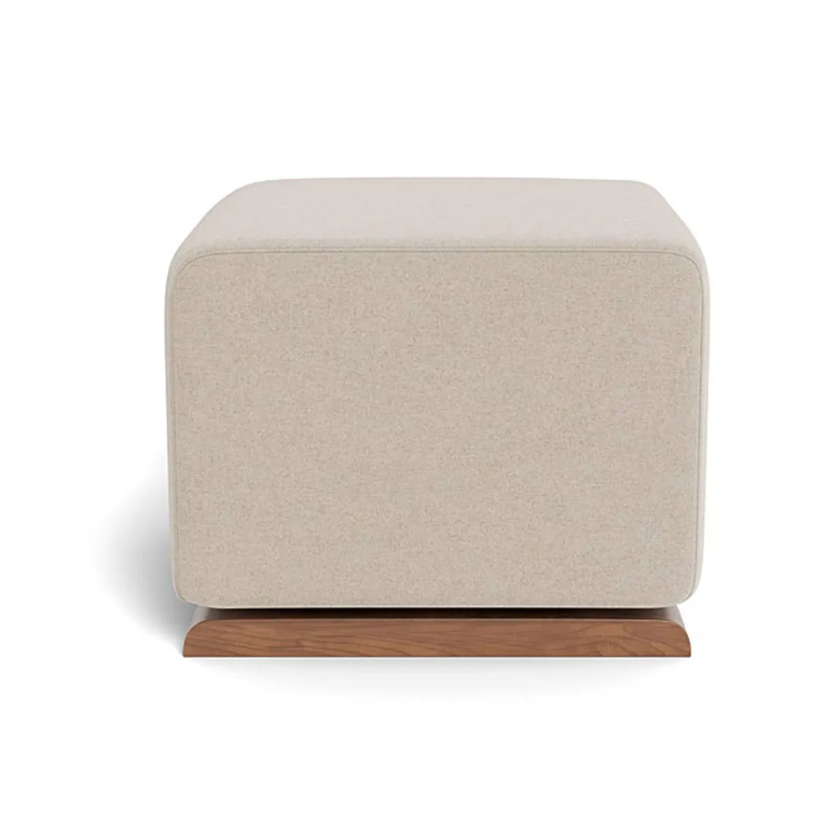 Ottomans-Monte Design Gliding Ottoman - Wool Fabric