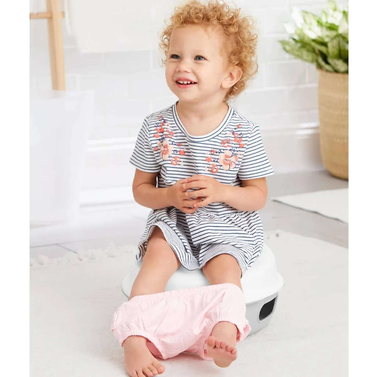 Travel Bath + Potty|Potties-Skip Hop Go Time 3-in-1 Potty