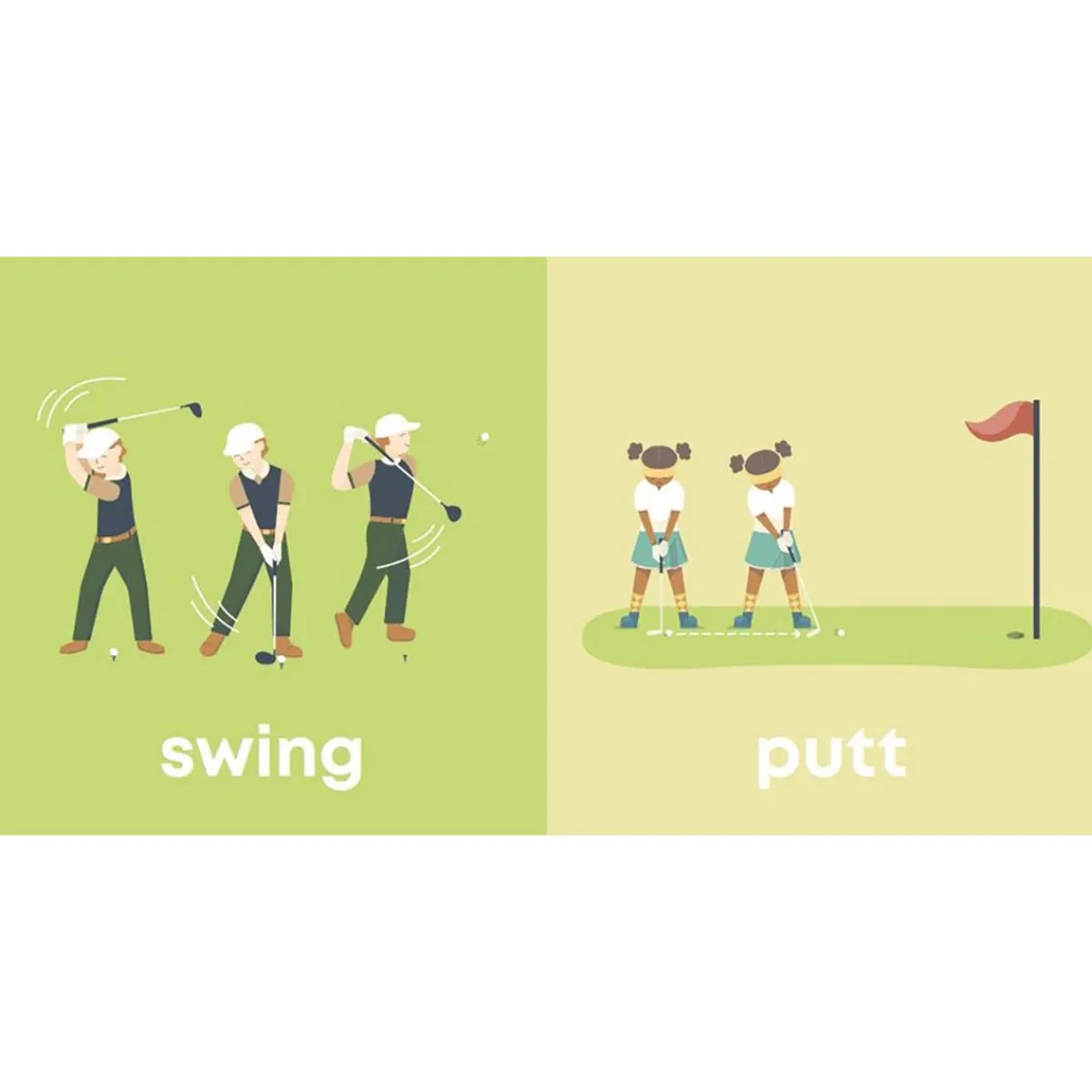 Board Books-Left Hand Book House Golf Baby