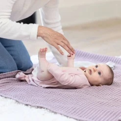 Blankets-Bella Tunno Good Little Citizens Waffle Baby Blanket