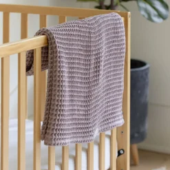 Blankets-Bella Tunno Good Little Citizens Waffle Baby Blanket