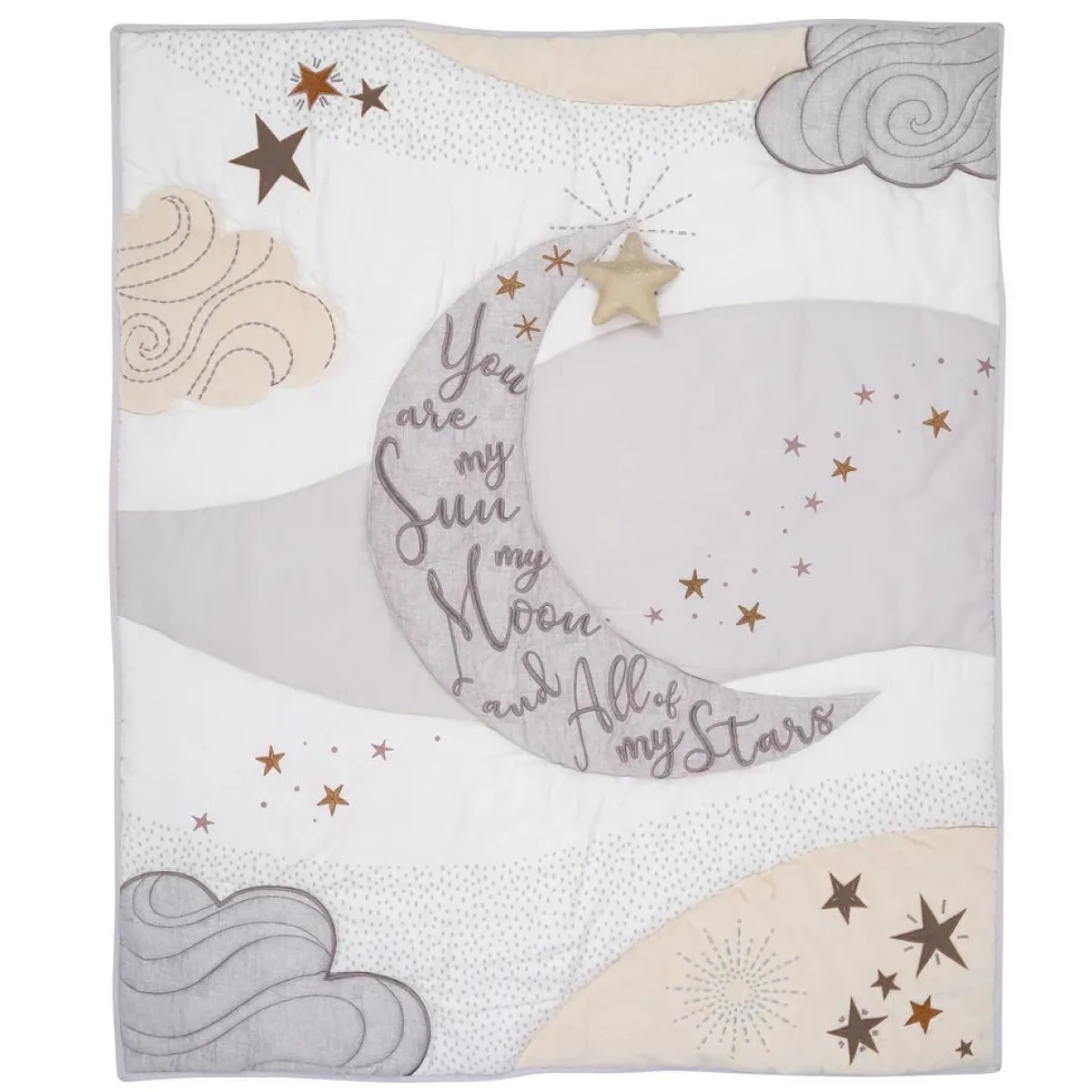 Crib Bedding Sets-Lambs & Ivy Goodnight Moon 3 Piece Crib Set