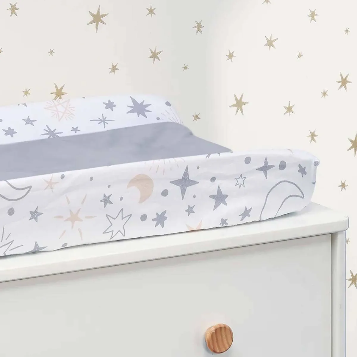 Changing Pads + Covers-Lambs & Ivy Goodnight Moon Change Pad Cover