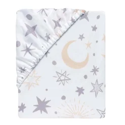 Crib Fitted Sheets-Lambs & Ivy Goodnight Moon Crib Sheet