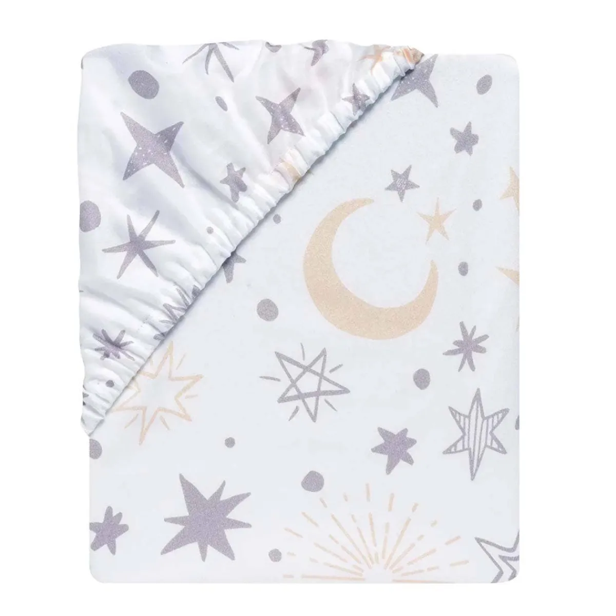 Crib Fitted Sheets-Lambs & Ivy Goodnight Moon Crib Sheet