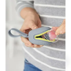 Pacifiers + Clips-Skip Hop Grab & Go Silicone Pacifier Holder
