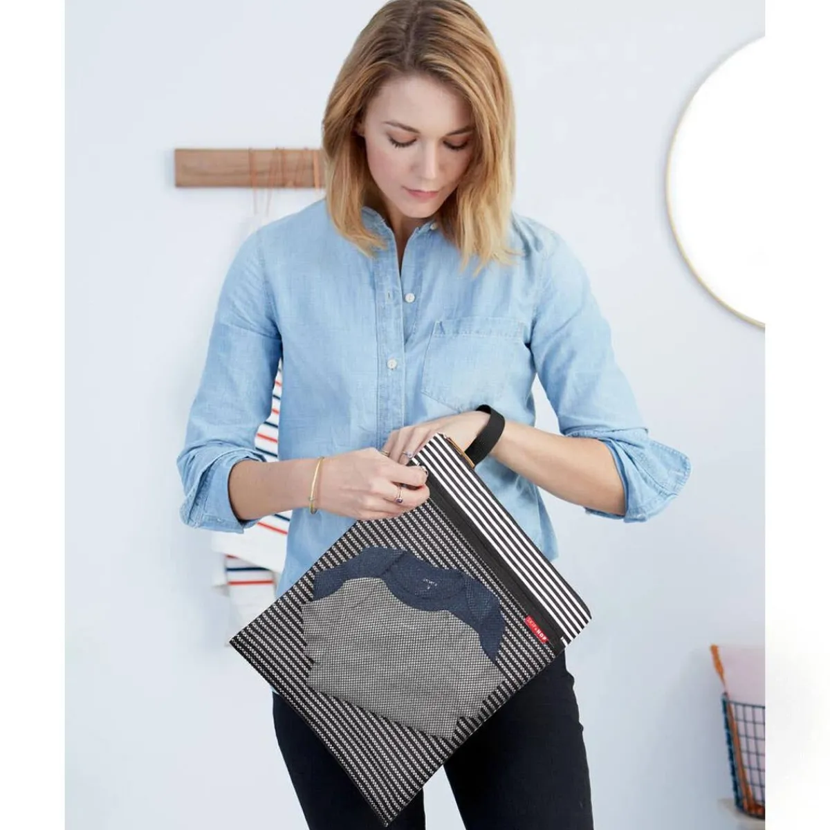 Diaper Bags|Travel Gear-Skip Hop Grab & Go Wet/Dry Bag