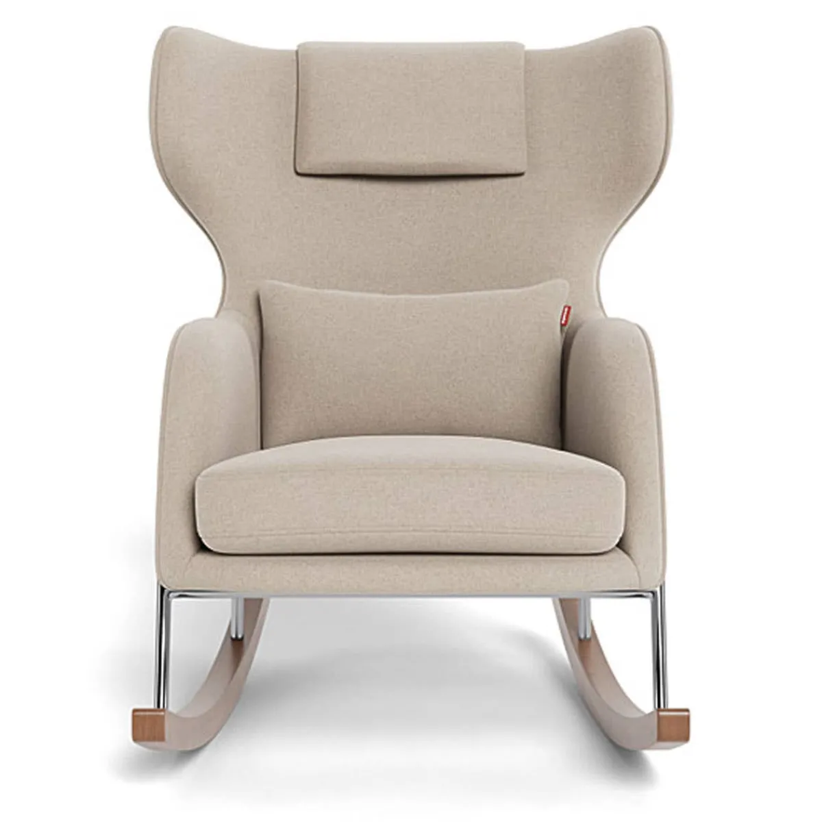 Rocking Chairs-Monte Design Grand Jackson Rocker - Wool Fabric