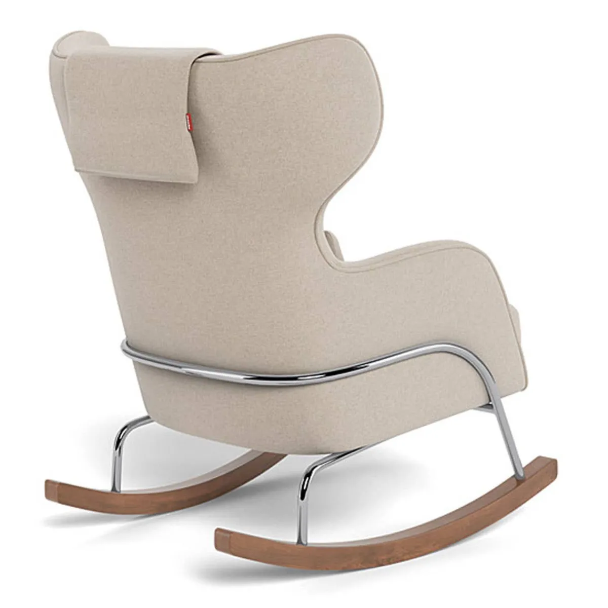 Rocking Chairs-Monte Design Grand Jackson Rocker - Wool Fabric