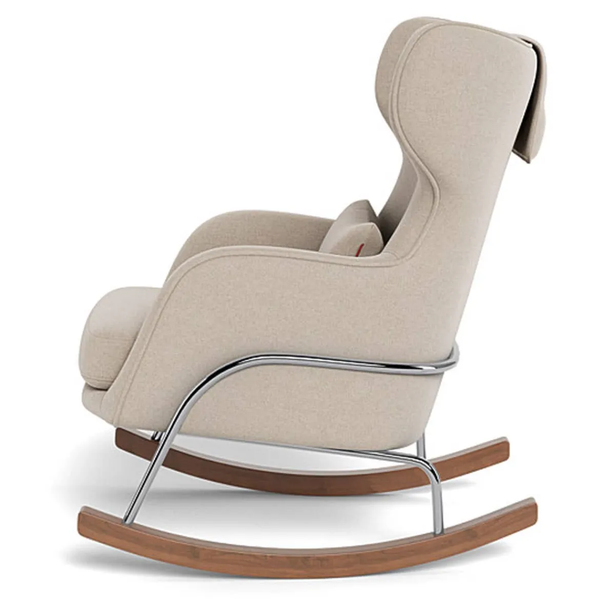 Rocking Chairs-Monte Design Grand Jackson Rocker - Wool Fabric