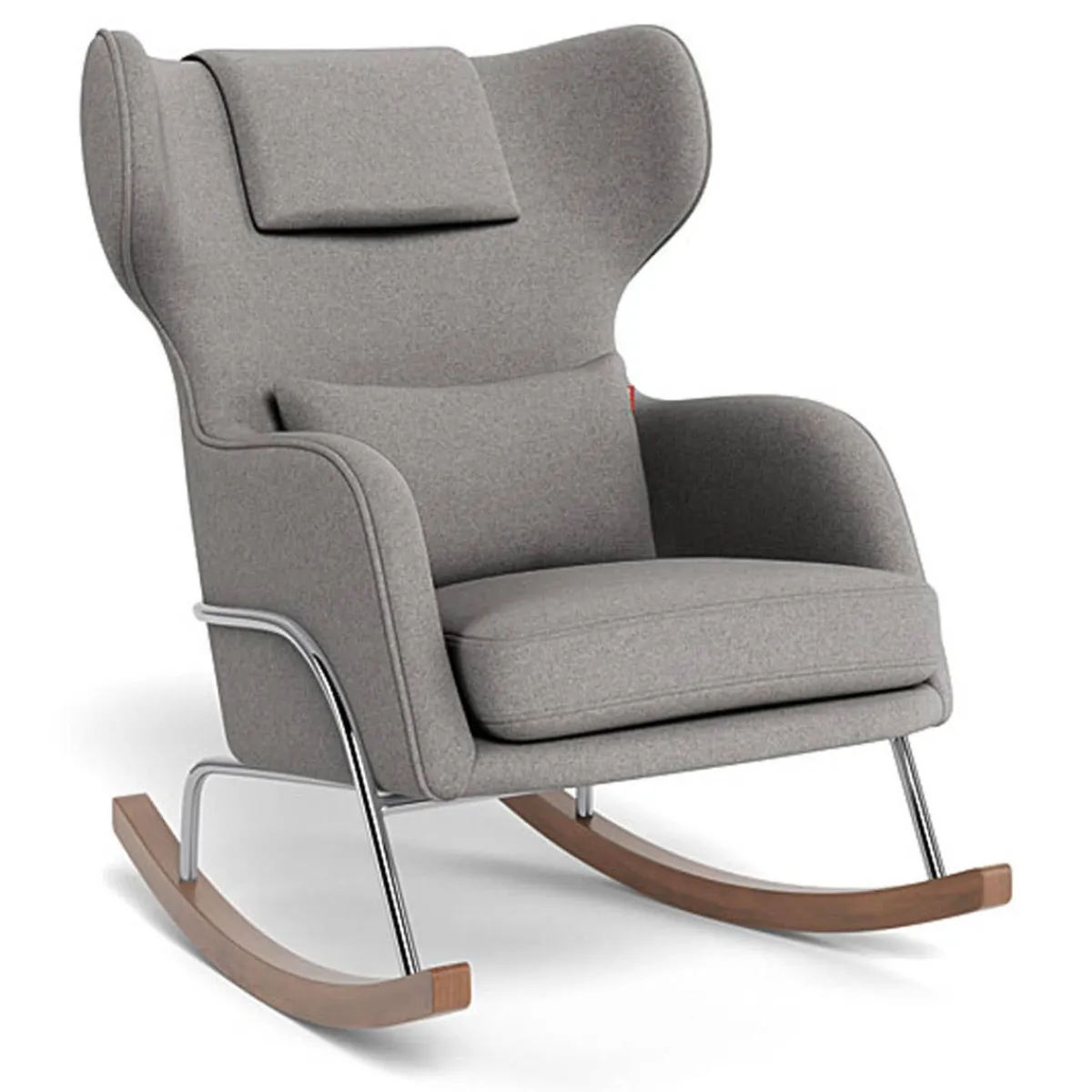 Rocking Chairs-Monte Design Grand Jackson Rocker - Wool Fabric
