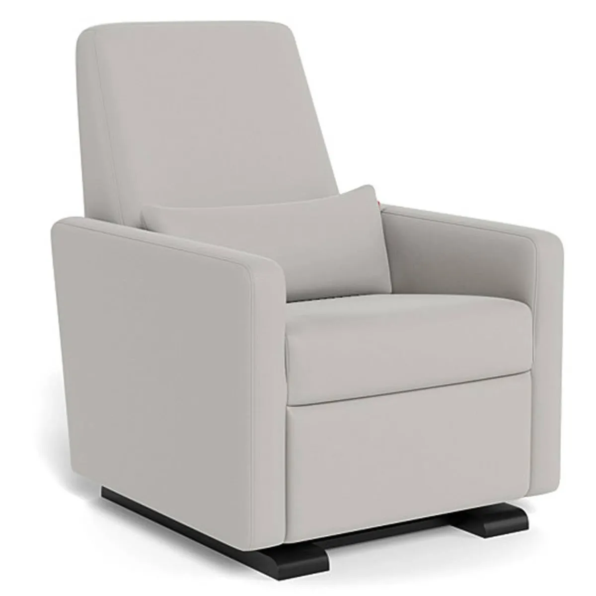 Gliders|Motorized Gliders-Monte Design Grano Glider Motorized Recliner - Enviroleather with Espresso Base