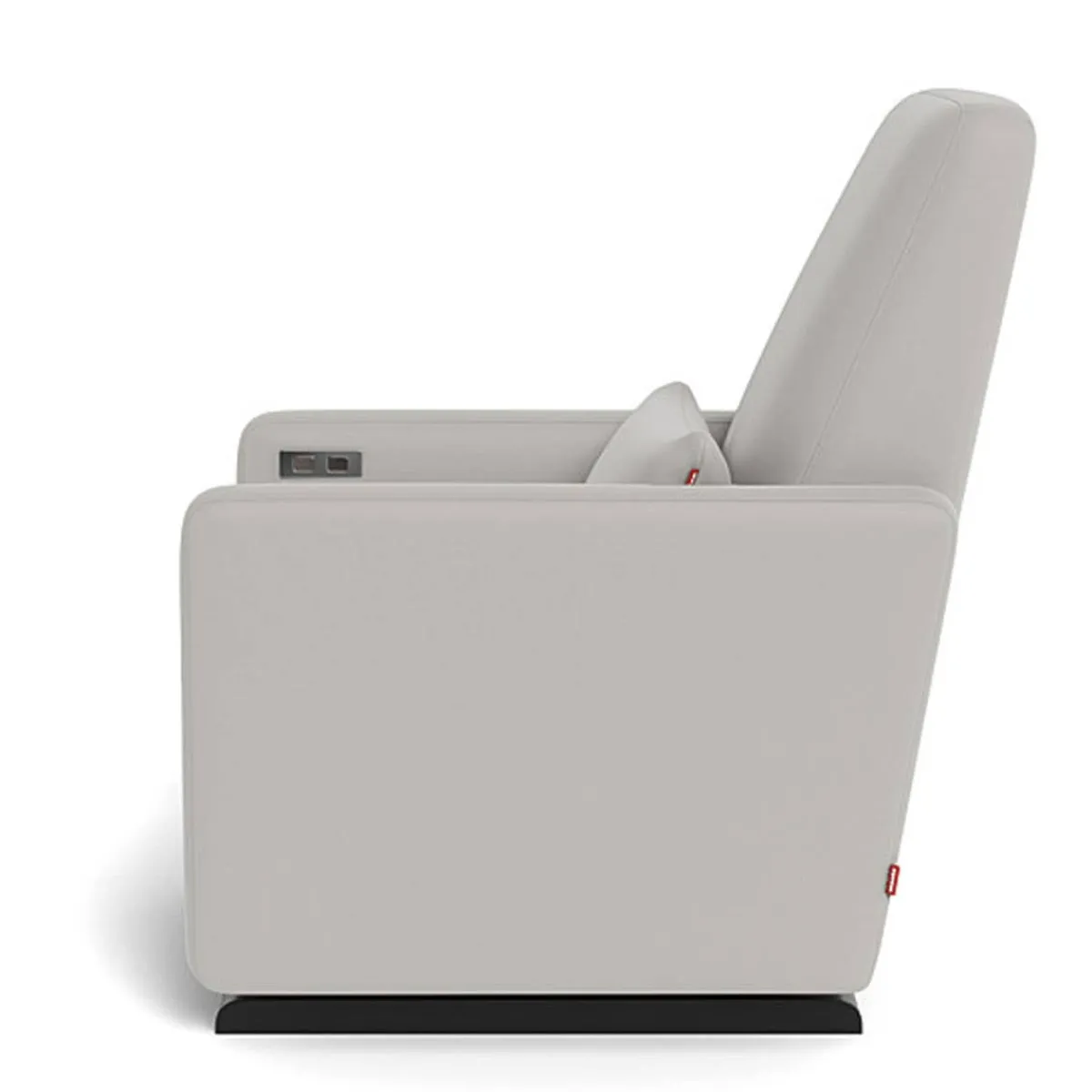 Gliders|Motorized Gliders-Monte Design Grano Glider Motorized Recliner - Enviroleather with Espresso Base