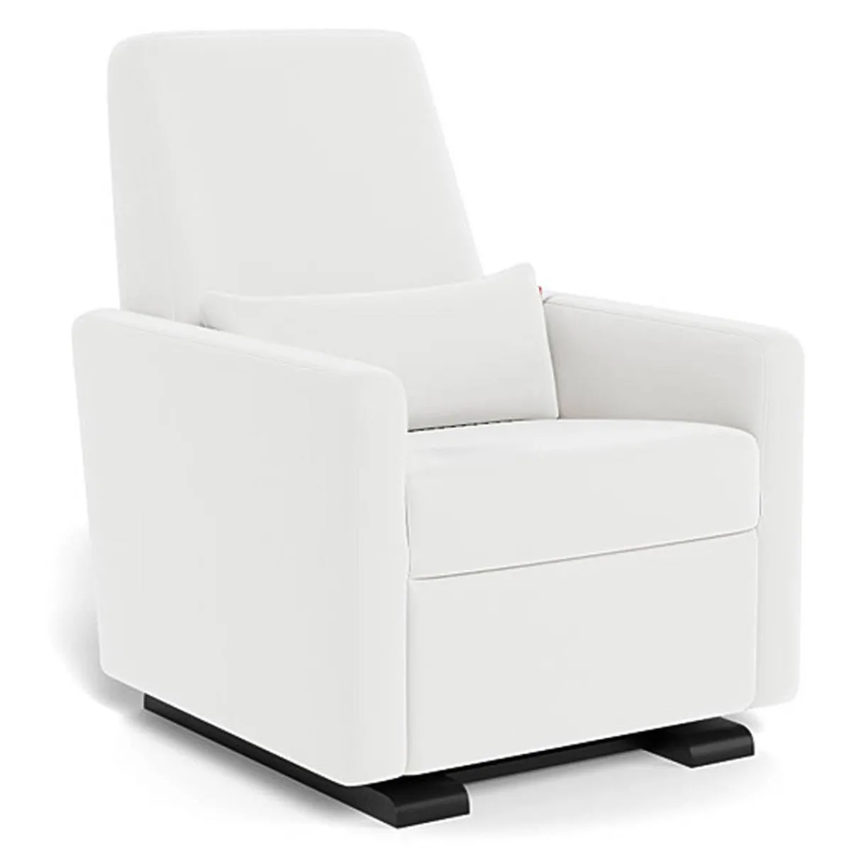 Gliders|Motorized Gliders-Monte Design Grano Glider Motorized Recliner - Enviroleather with Espresso Base