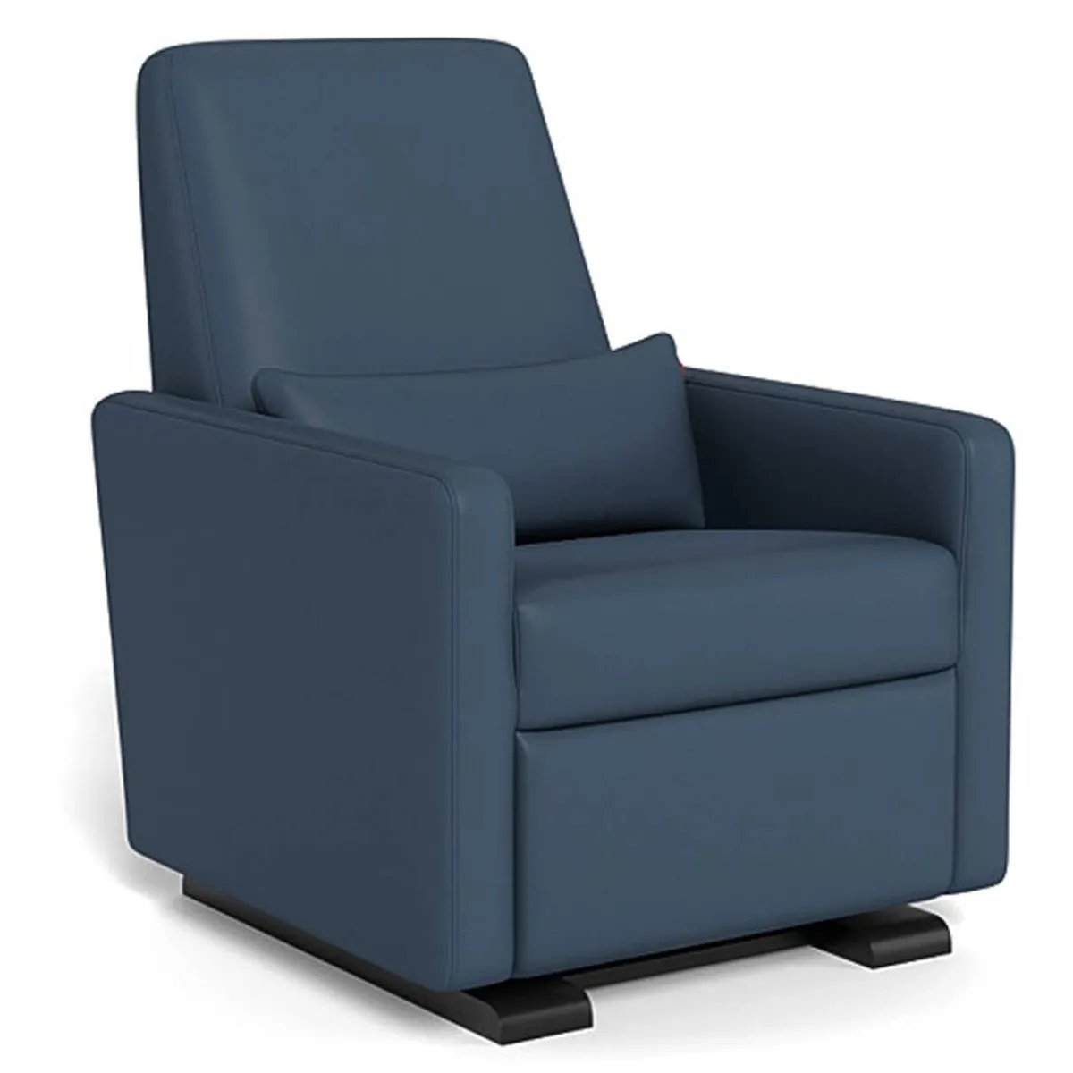 Gliders|Motorized Gliders-Monte Design Grano Glider Motorized Recliner - Enviroleather with Espresso Base